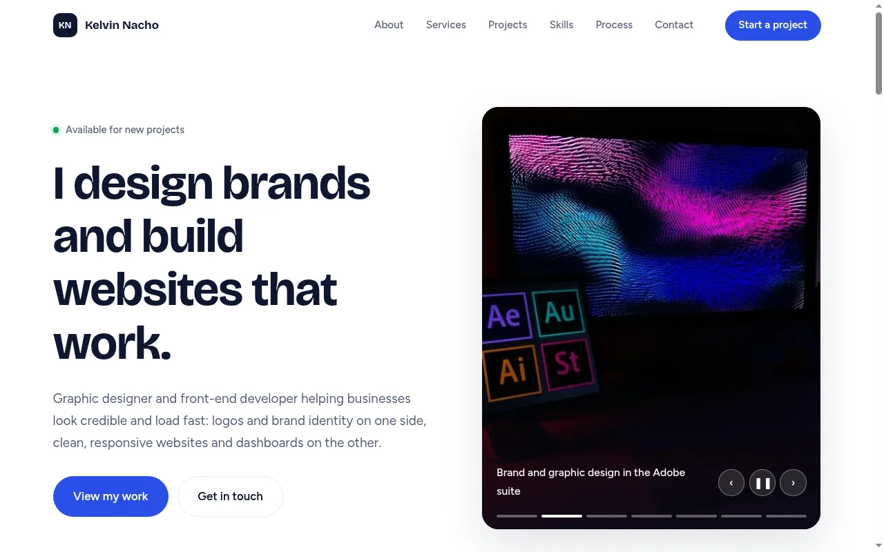 Kelvin Nacho - Graphic Designer & Web Developer